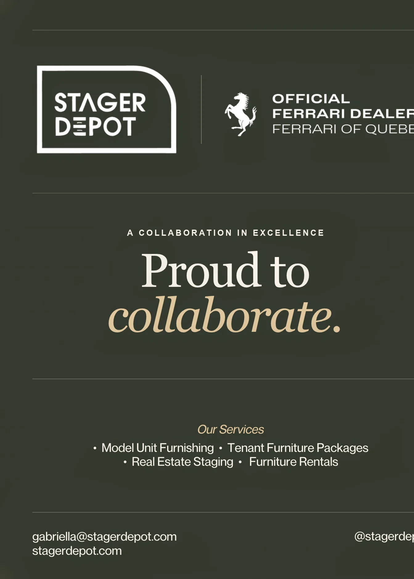 Stager Depot — selected work 3